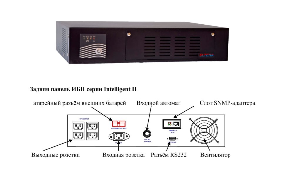 ELTENA Intelligent II 600RMLT UPS