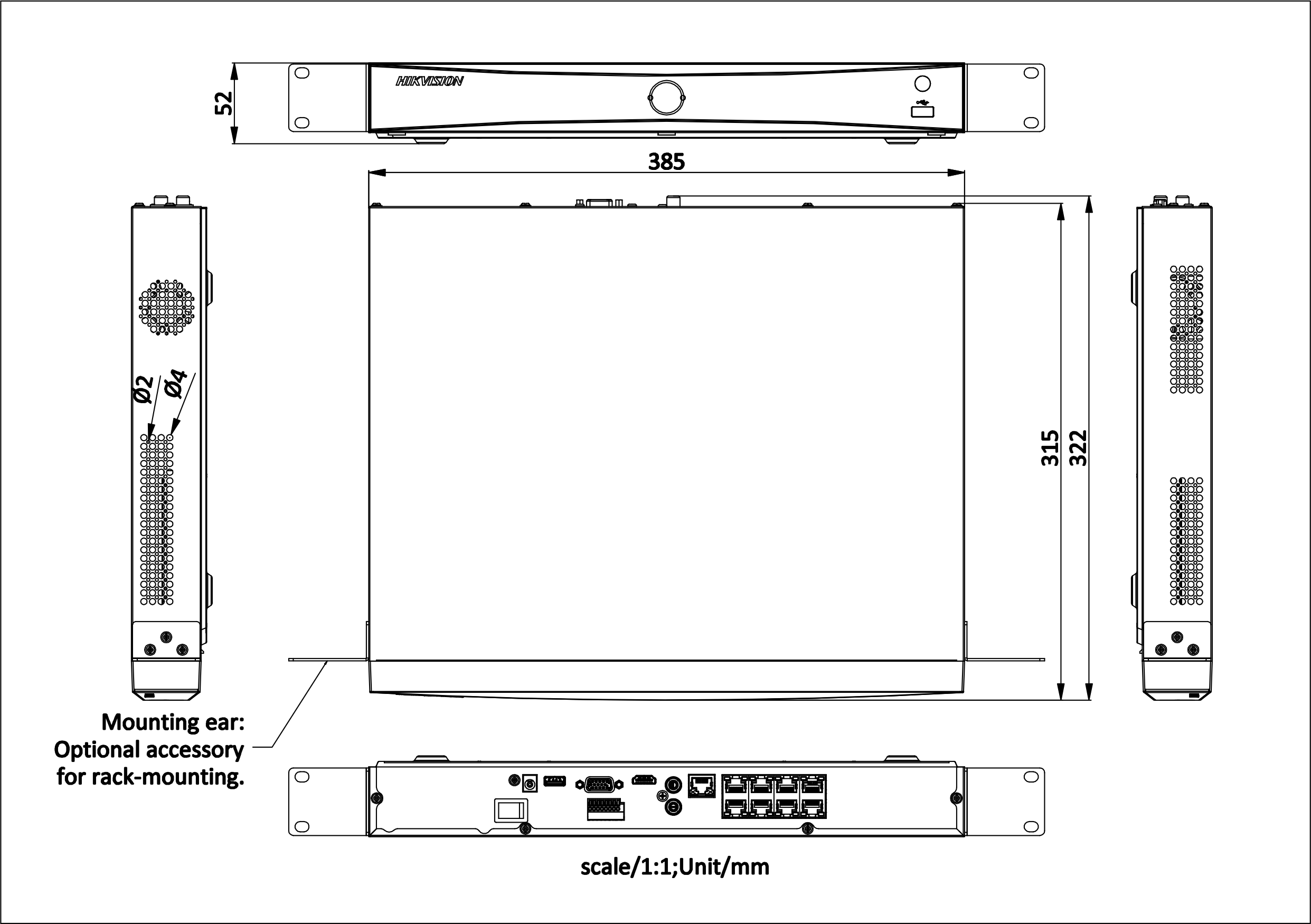 HikVision DS-7608NXI-K2/8P Видеорегистратор IP