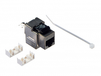 Netko Модуль Keystone экранированный, RJ45, cat.6, 90°, 110/Krone тип