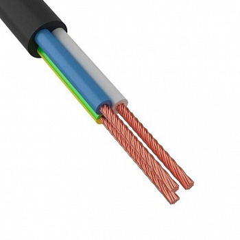 Силовой кабель ПВС 3х1,5 ГОСТ, 3х1,5 мм2, 100 м
