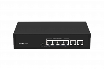 GIGALINK GL-SW-F007-04P Неуправляемый коммутатор PoE