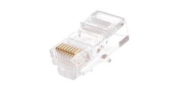 NETLAN EC-UP8P8C-6-003-TR-100 Коннектор RJ45/8P8C под витую пару