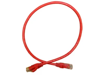 Netko Патч-корд UTP4 cat.6, 3.0м, литой коннектор, красный, CKC