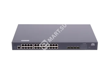 GIGALINK GL-SW-G204-28P Управляемый коммутатор L2+ Stack POE 24 BASE-TX 10/1001000Mb/s POE