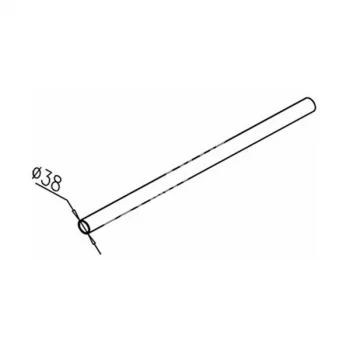 ОМА из нержавеющей трубы (38х500 мм) 01.306 A1 Поручень