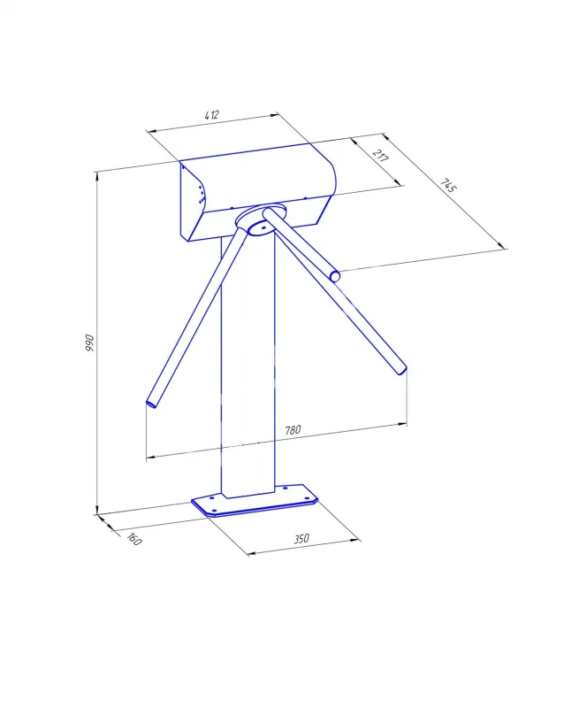 Ростов-Дон Т9М1-02 НЕРЖ Турникет