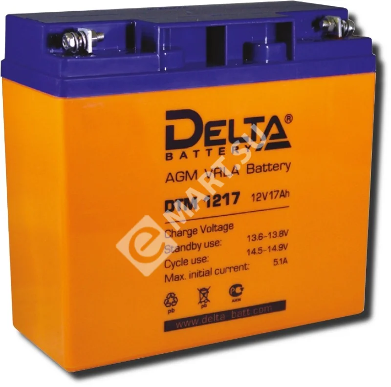 Аккумулятор Delta DTM 1217