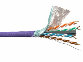 Netko Кабель F/UTP4 (FTP4) cat.6a, 4 пары 23 AWG BC, 305м, с крестовиной, нг(А)-HF LSZH - малодымный