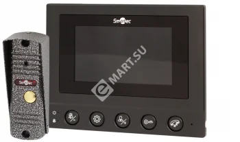 Smartec ST-MS604S-BK Комплект видеодомофона 4"