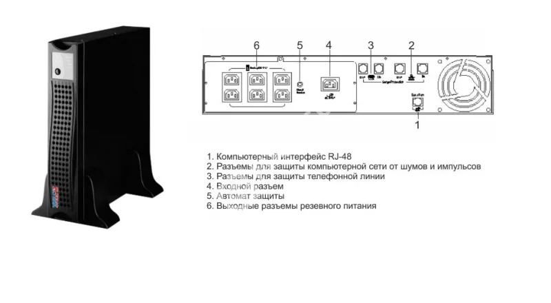 ELTENA Smart Station RT1500 (Rack Tower) UPS