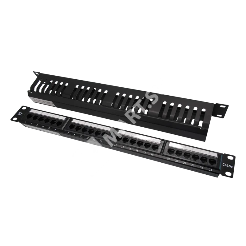 kommutatsionnaya_panel_patch_panel_st_pp24_01_v_komplekte_s_kabelnym_organayzerom