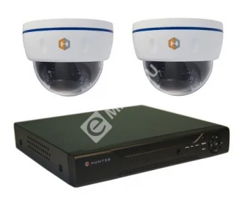 Hunter IP KIT-2/57 Комплект видеонаблюдения на 2 камеры 1Mp