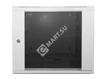 Netko Шкаф настенный 9U серия SOLO (540х450х445), передняя дверь стекло, собранный, серый "A" 