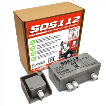 SOS112 Акустический детектор сирен экстренных служб (вер. 3.1)без НДС!!!