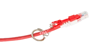 NIKOMAX NMC-PC4UE55B-010-CS-RD Коммутационный шнур с замком U/UTP 4 пары