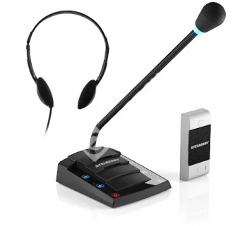 Дуплексное переговорное устройство клиент-кассир STELBERRY S-401