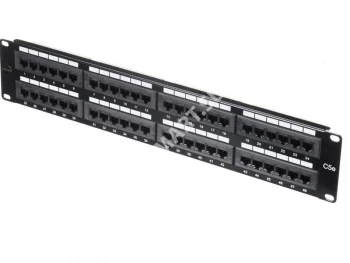 Netko Патч-панель UTP, 19", 48 портов RJ45, cat.5е, 2U, Dual Type, Expert CKC
