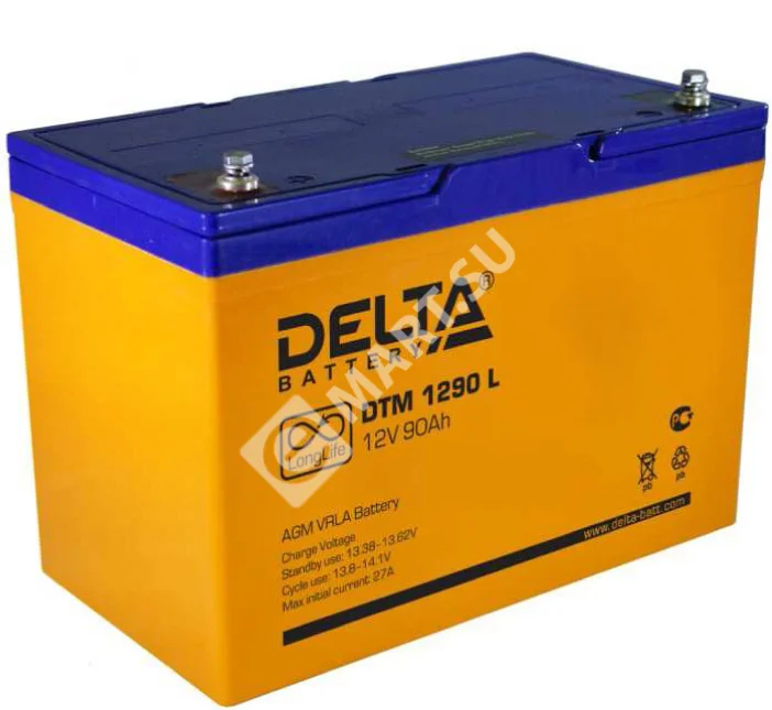 Аккумулятор Delta DTM 1290 L